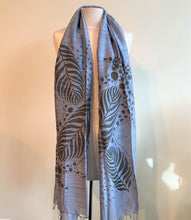 Load image into Gallery viewer, Fern Leaves Scarf - 2 colours available

