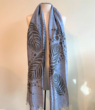 Load image into Gallery viewer, Fern Leaves Scarf - 2 colours available