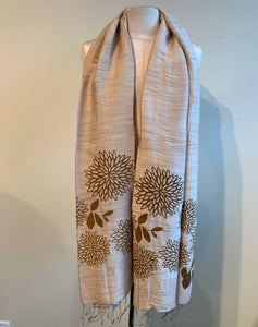 Chrysanthemum Scarf - 3 colours available