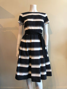 Stripe A-line Dress