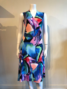 Print Wrap Dress